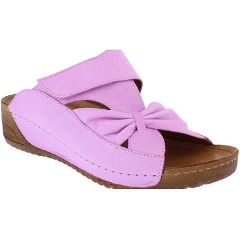 Adesso"Lexi" Cosmic Pink Leather Sandal