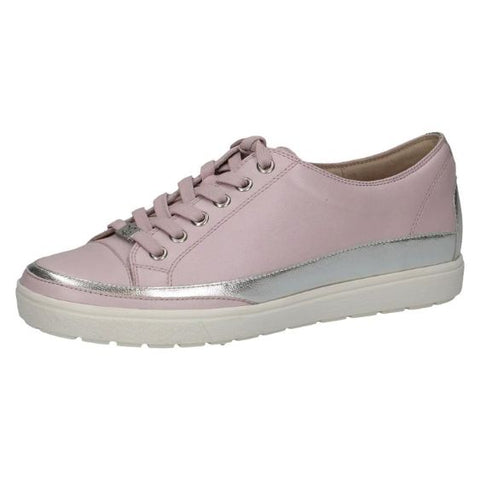 Caprice Purple Pearl Leather Trainers 2365442