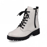 Remonte White Leather Ankle Boot