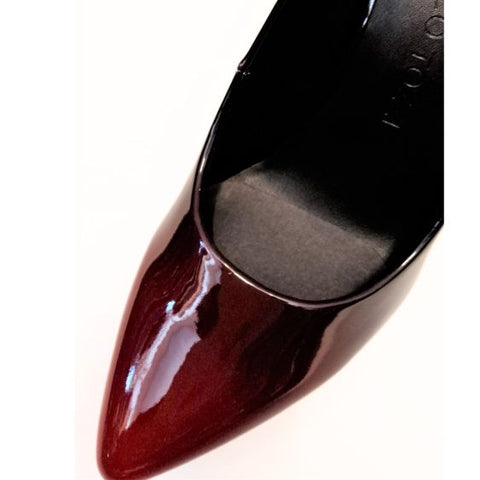 Marco Tozzi Red Patent Court Shoe