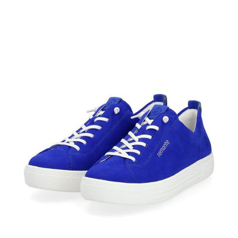 Remonte Sapphire Blue Suede Leather Trainers
