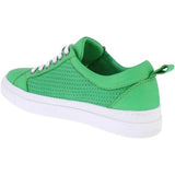Adesso Nancy Grass Green Leather Trainer