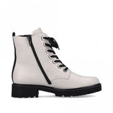 Remonte White Leather Ankle Boot