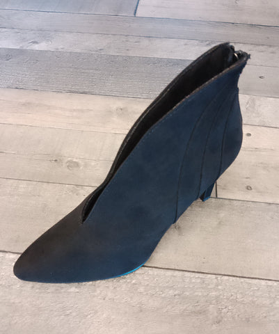 Marco Tozzi Black Heeled Shoe Boot