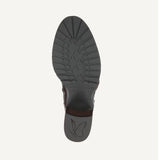 Caprice Leather Knee Length Boot in Black