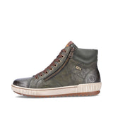 Remonte High Top Trainer Boots in Green