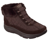Skechers  Maisie Cosy Fit Brown Slip-in Boots