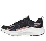 Skechers Arch Fit Vintage Luxe in Black/Rose Gold