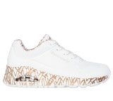 Skechers Uno Loving Love White/ Rose Gold