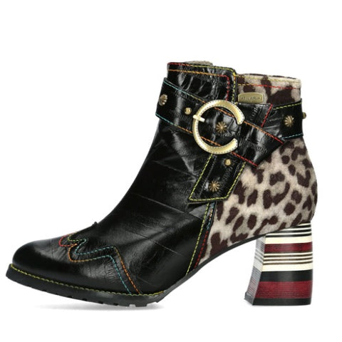 Laura Vita "Idcorao" Dorian Leather Ankle Boot