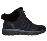 Skechers Slip-Ins Cosy Strolls Graceful Waterproof Ankle Boots In Black