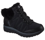 Skechers Slip-Ins Cosy Strolls Graceful Waterproof Ankle Boots In Black