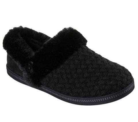 Skechers Cosy Campfire Frosty Promise Slippers In Black