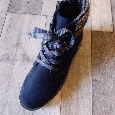 Lace up ankle hotsell boots with zip