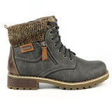 Lunar Millie Weatherproof Ankle Boot in Grey