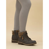 Lunar Millie Weatherproof Ankle Boot in Grey