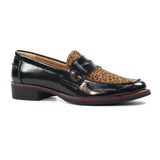 Lunar Titan Animal Print/Black Loafer