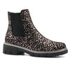 Lunar Brighton Black/ Gold Ankle Boot