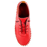 Lunar "St Ives" Red Plimsol