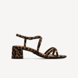 Tamaris Leopard Print Low  Heeled Sandal