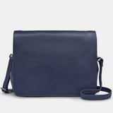 Yoshi Leather "Bexley" Flap Over Shoulder Bag