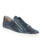 Caprice "23606" Leather Trainer with Zip in Ocean