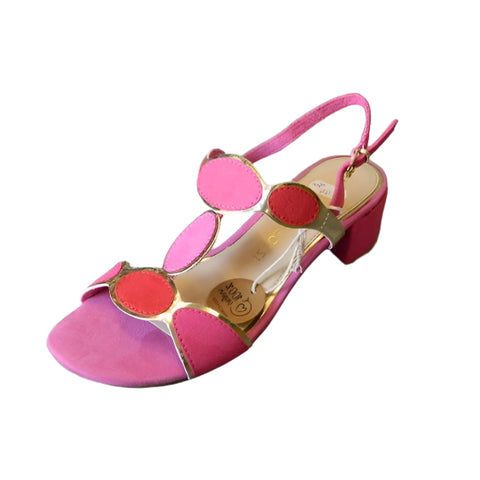 Marco Tozzi - "2-28230-42-514" Geometric Sandal in Pink Comb