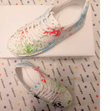 Adesso Lula "Paint Spalshes" Leather Trainer