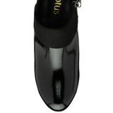 Lotus Maya Black Patent Shoe Boot