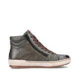 Remonte High Top Trainer Boots in Green