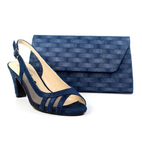 Lunar Audrina Elegance Sling Back Navy