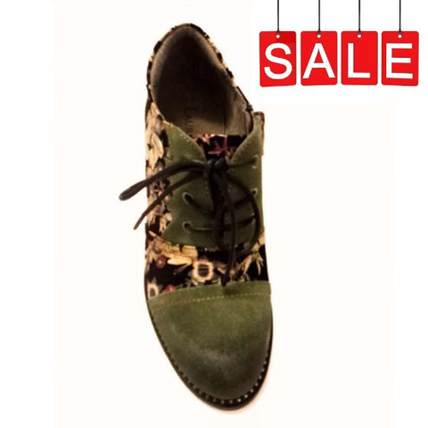 Laura Vita "Alcizeeo Vert" Leather Lace-up  Shoe