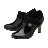 Lotus Maya Black Patent Shoe Boot