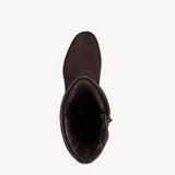 Tamaris “1-25533-45” Long Leather Boot in Mocca