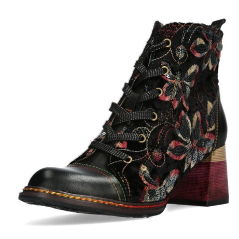 Laura Vita Rejineo Ankle Boot in Noir