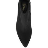 Lotus Lori Black Diamante Heeled Boots