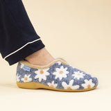 Lunar "Daisy" Blue Slipper