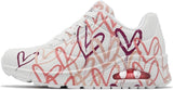 Skechers Uno Spread The  Love White/ Coral