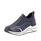 Remonte Blue Combination Wedge Trainer
