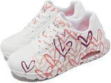 Skechers Uno Spread The  Love White/ Coral
