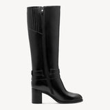 Tamaris “1-25533-45” Long Leather Boot in Black