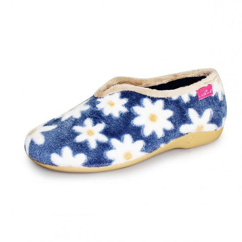 Lunar "Daisy" Blue Slipper