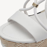 Marco Tozzi White Wedge Sandal