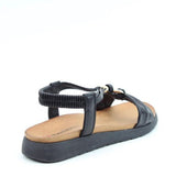 Heavenly Feet Campari Sandal in Black