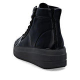 Remonte Black Patent Leather Ankle Boot
