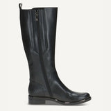 Caprice Leather Knee Length Boot In Black (XS LEG)