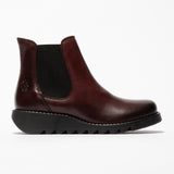 Fly London Salv Rug Ankle Boot in Wine