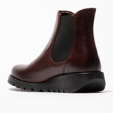Fly London Salv Rug Ankle Boot in Wine