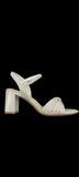 Tamaris Champagne Sparkle Heeled Sandal
