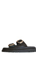 Tamaris Black Leather Sandal